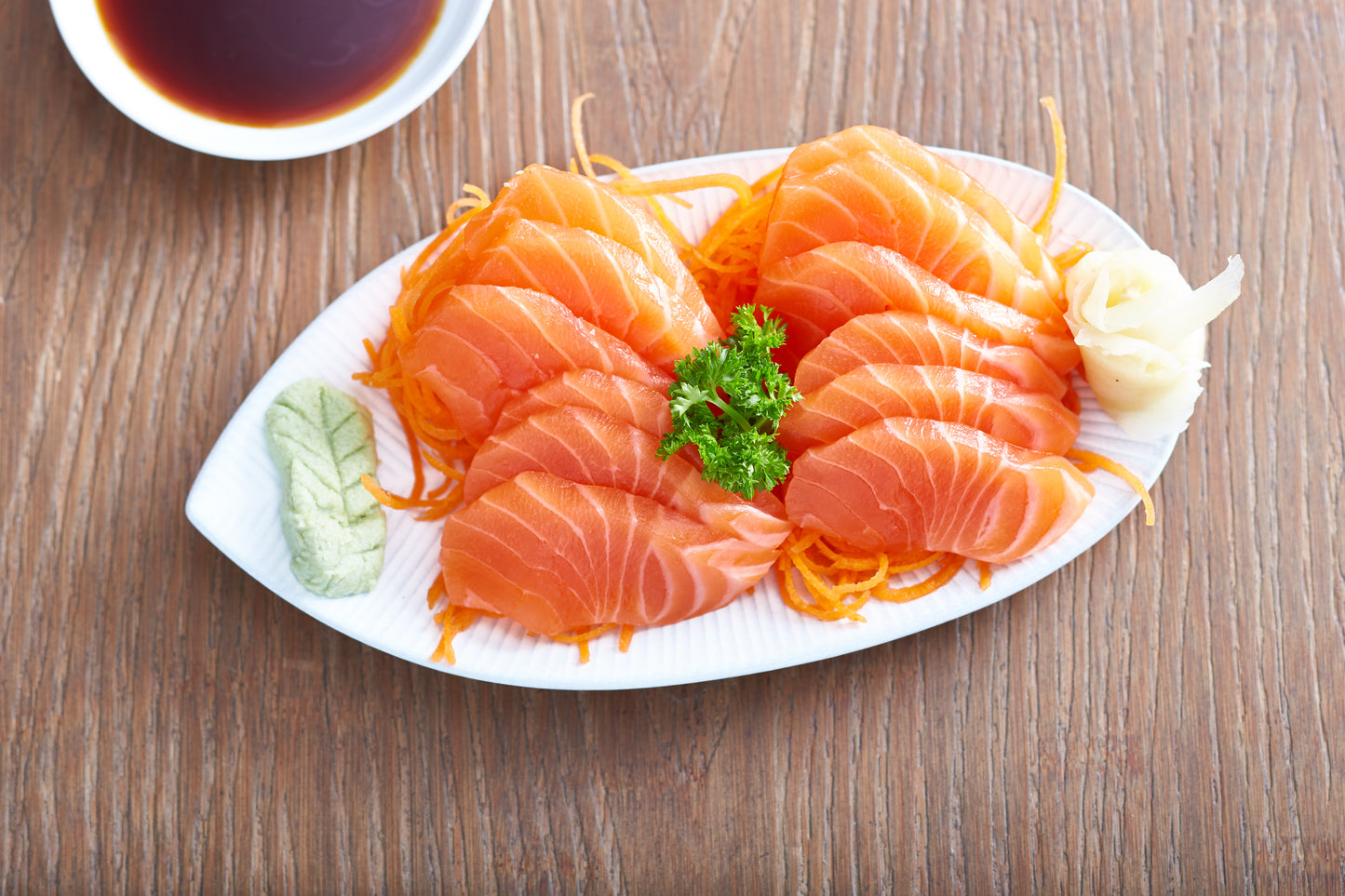 Fresh Salmon Sashimi (12 pcs)